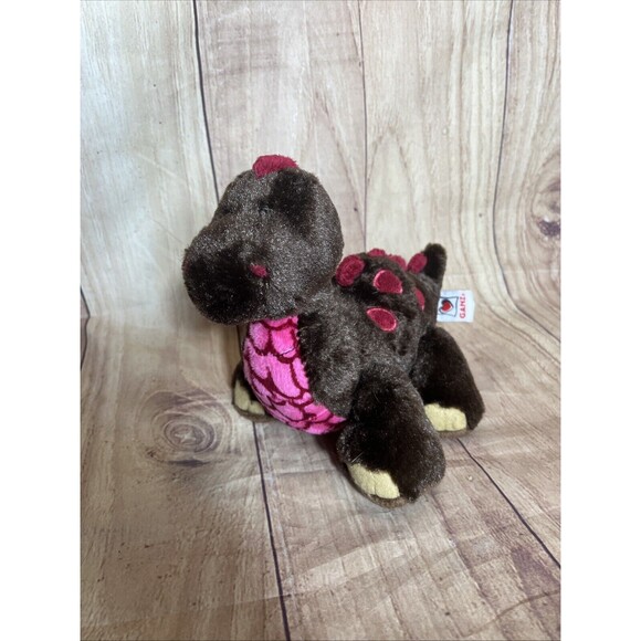 Ganz Webkinz Dinosaur Brown Plush 9” HM338 HL119H - Picture 10 of 12
